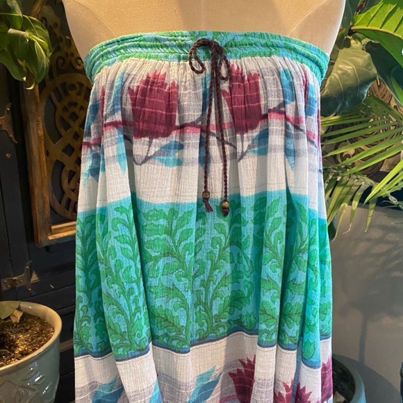 Free People Floral boho swingy skirt - Picture 7 of 16